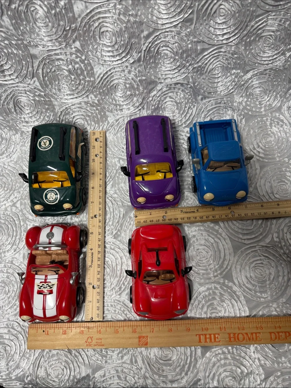 The Chevron Cars Toys (Riley Roadster,Tony Turbo,Pete Pick-Up,Victor E. Van 2)
